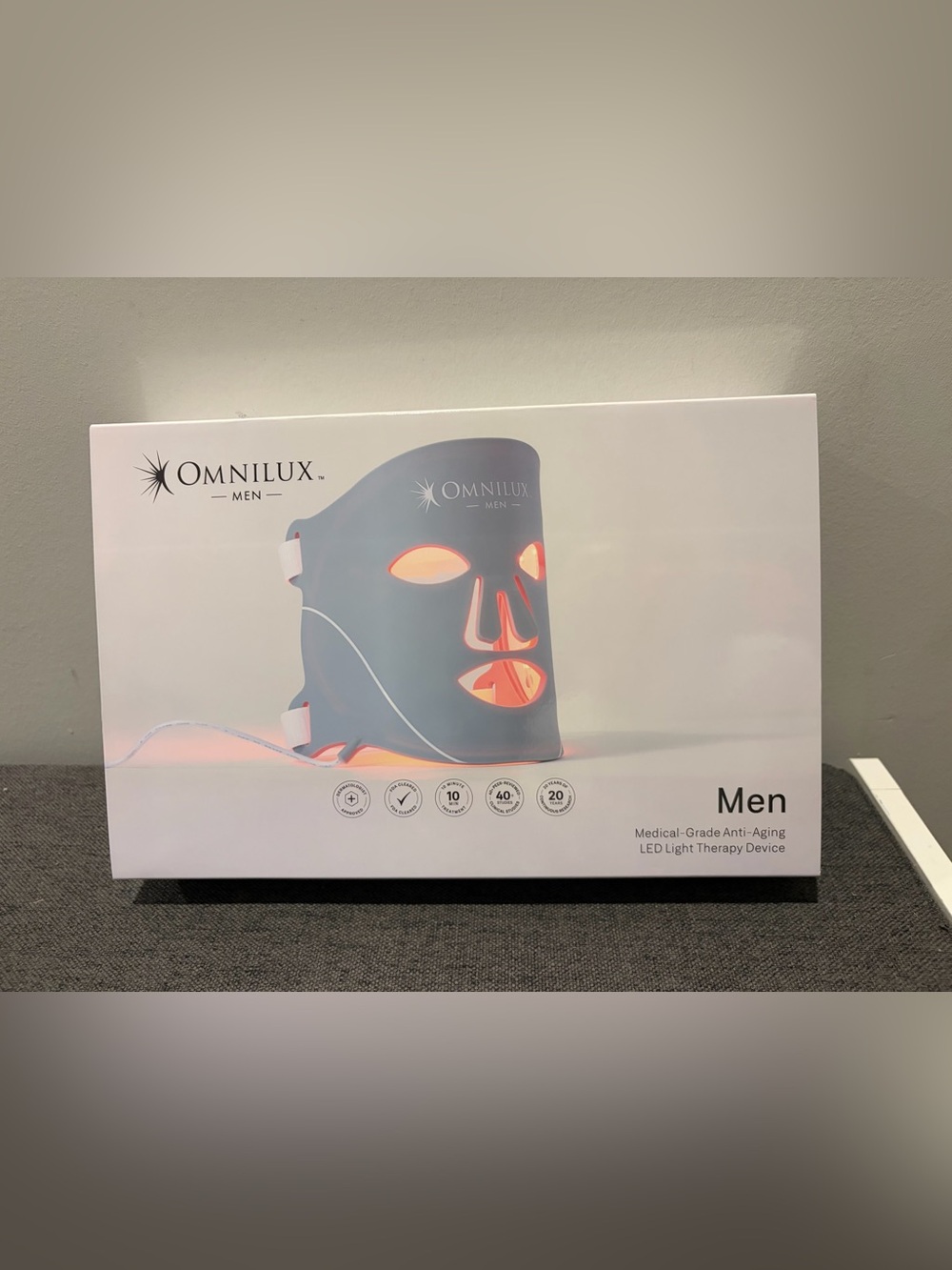 Omnilux Men LED Light Therapy Mask